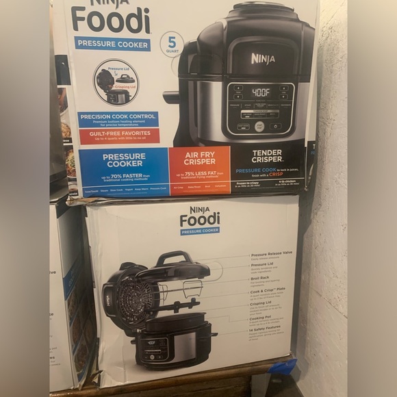 New in box!! Ninja Foodi 5qt 7-in-1 Compact Pressure Cooker & Air Fryer - Picture 2 of 2